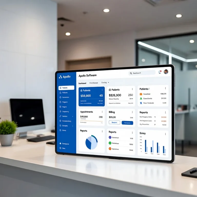 Apollo ERP on Tablet
