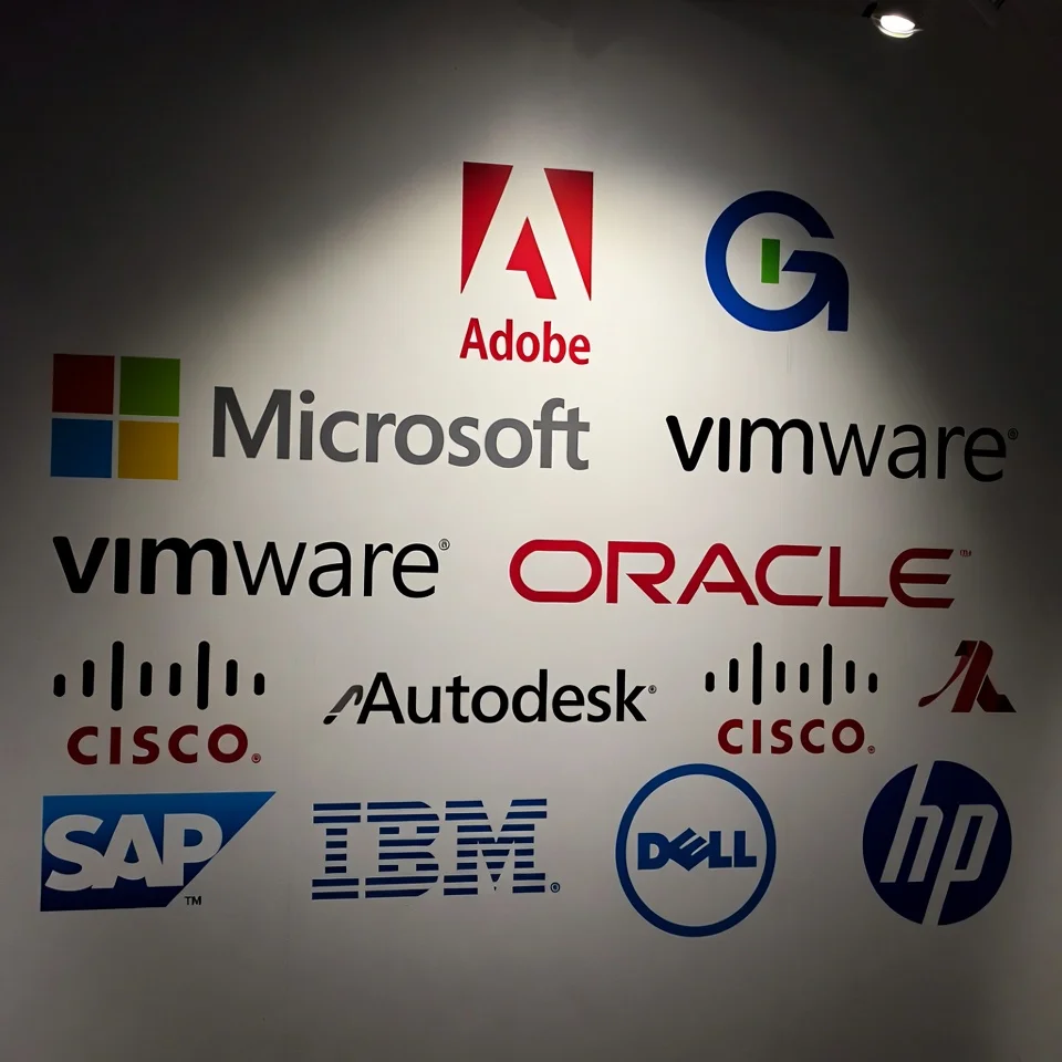 IT Companies logo on board