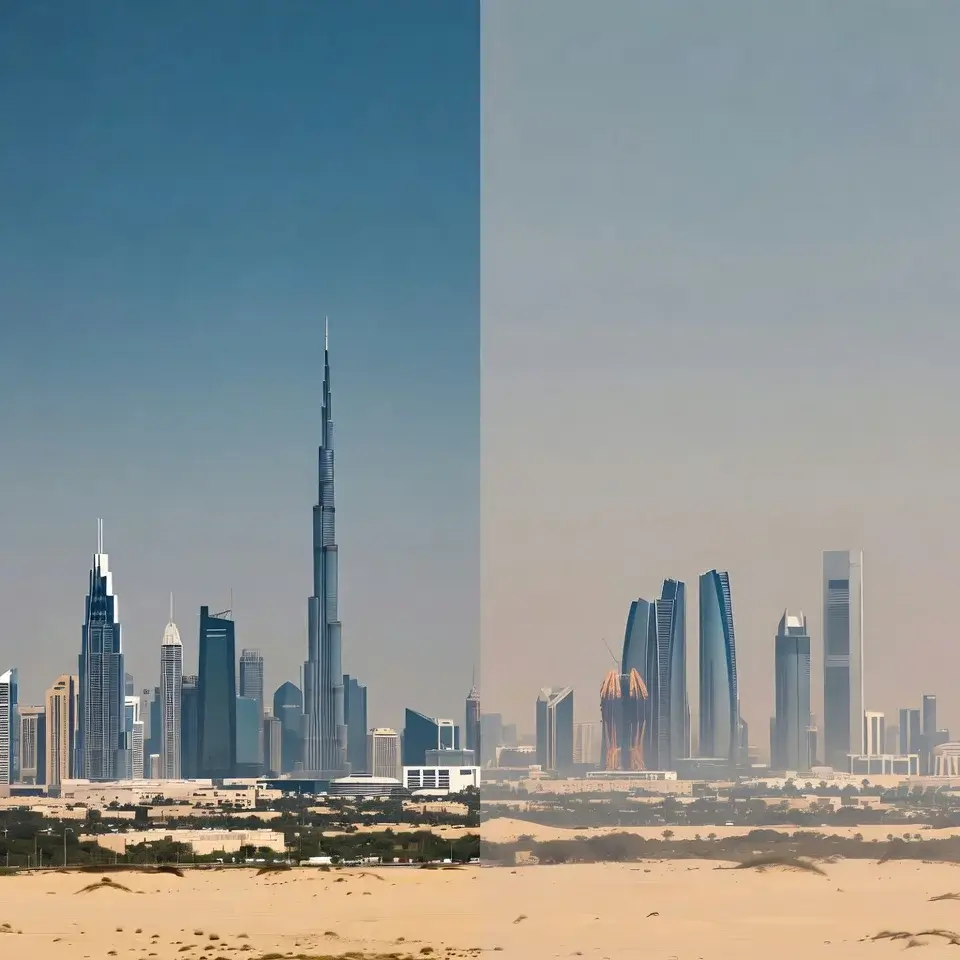 Dubai and Abudhabi